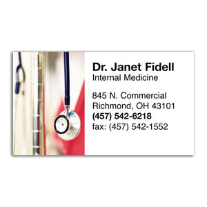 Business Card Magnet - Stethoscope 1