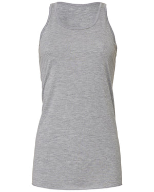 BELLA + CANVAS Ladies' Flowy Racerback Tank - Athletic Heather