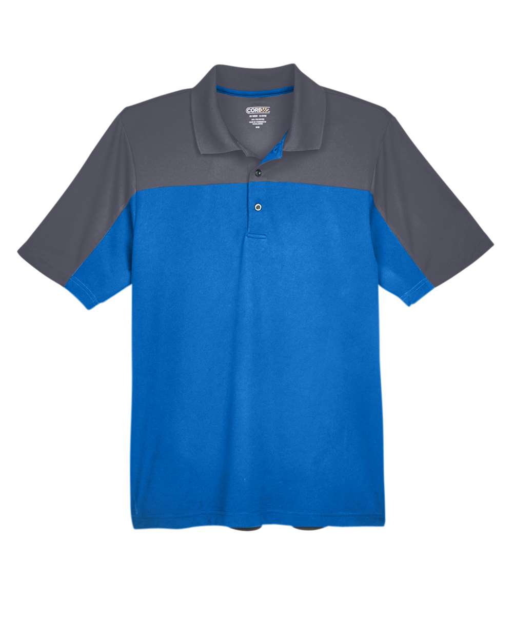 CORE365 Men's Balance Colorblock - True Royal/ Carbon