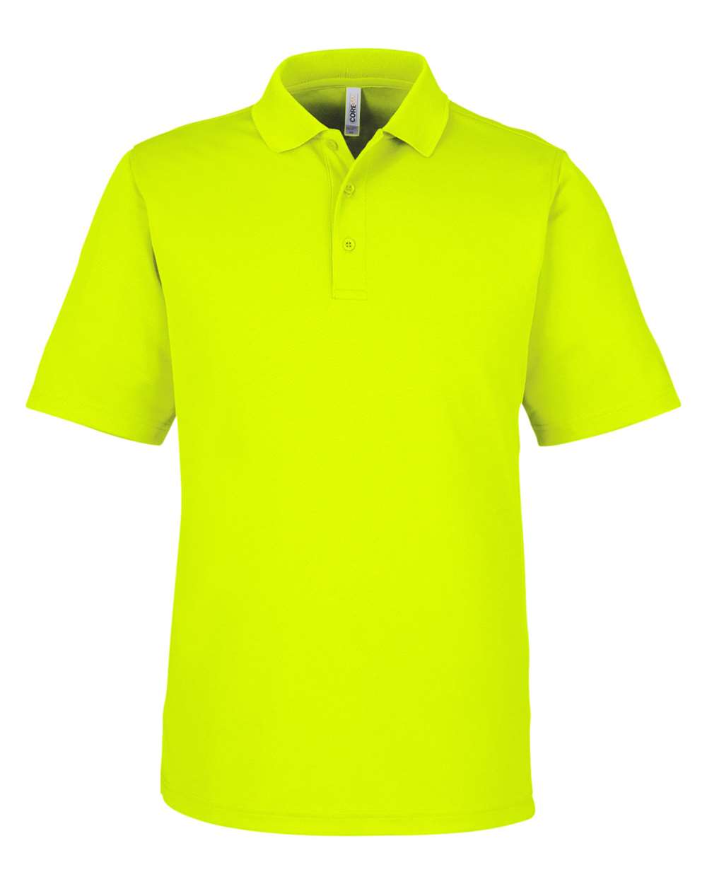 CORE365 Men's Market Snag Protect Mesh Polo - Safety Yellow