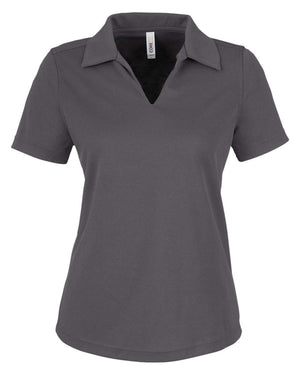 CORE365 Ladies' Market Snag Protect Mesh Polo - Carbon