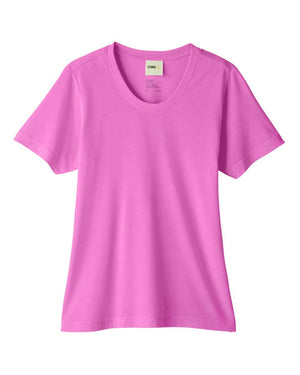 CORE365 Ladies' Fusion ChromaSoft™ Performance T-Shirt - Charity Pink