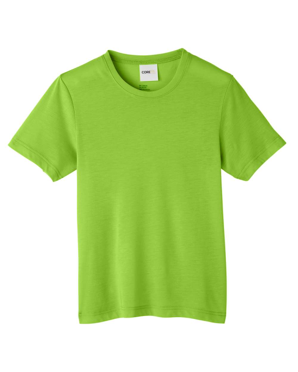 CORE365 Youth Fusion ChromaSoft Performance T-Shirt - Acid Green