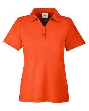 CORE365 Ladies' Fusion ChromaSoft™ Pique Polo - Campus Orange