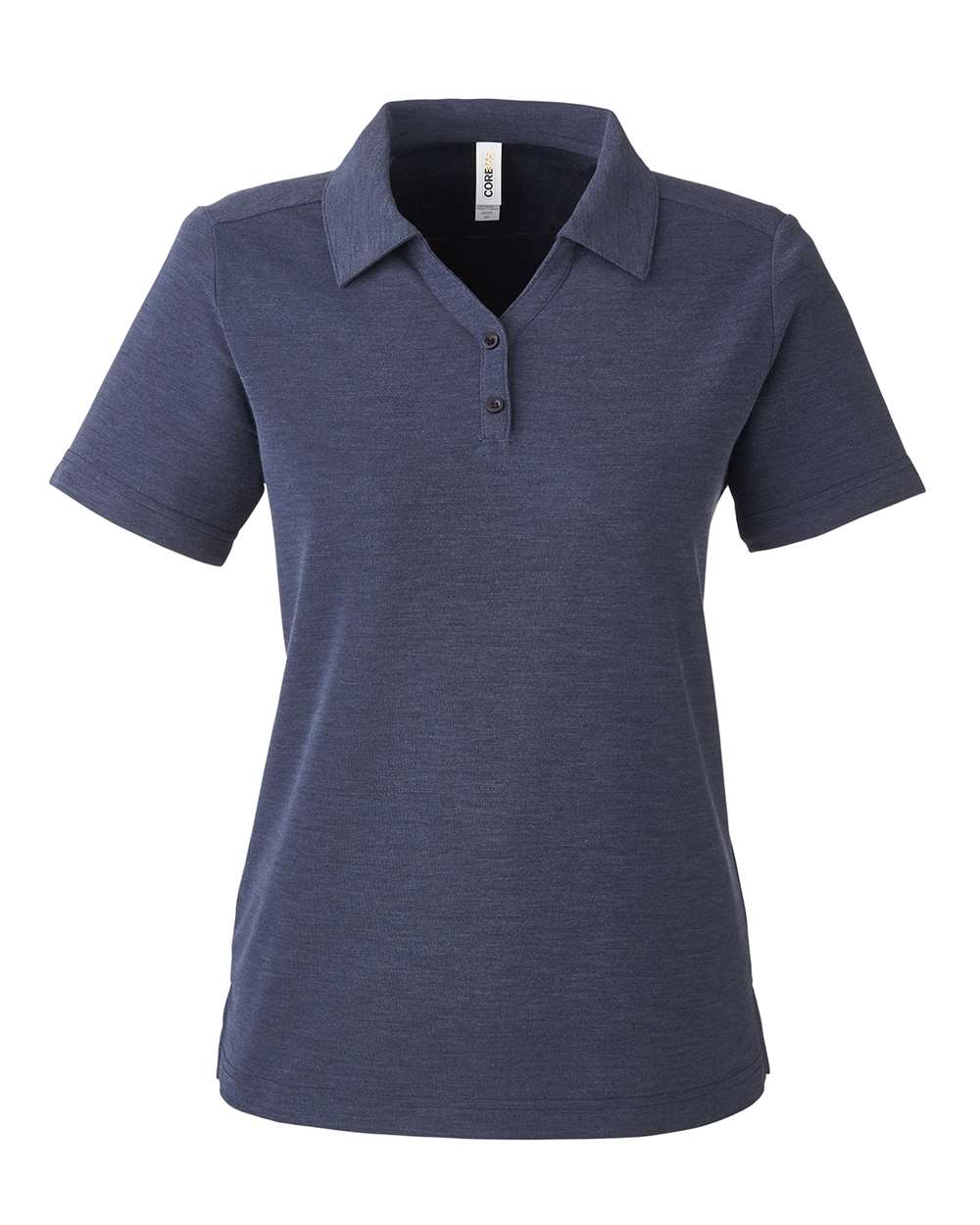 CORE365 Ladies' Fusion ChromaSoft™ Pique Polo - Classic Navy Heather