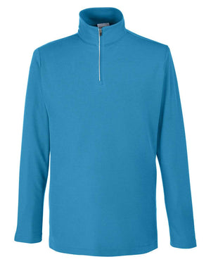 CORE365 Men's Fusion ChromaSoft™ Pique Quarter-Zip - Electric Blue