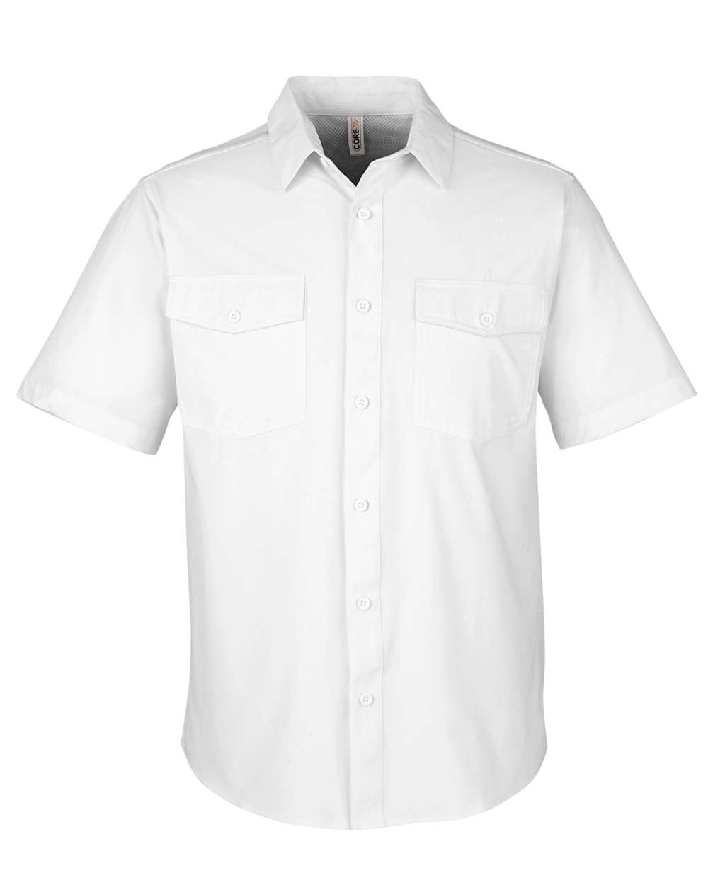 CORE365 Men's Ultra UVP® Marina Shirt - White