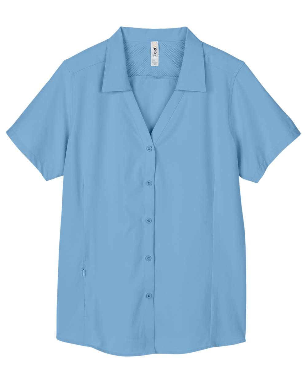 CORE365 Ladies' Ultra UVP® Marina Shirt - Columbia Blue