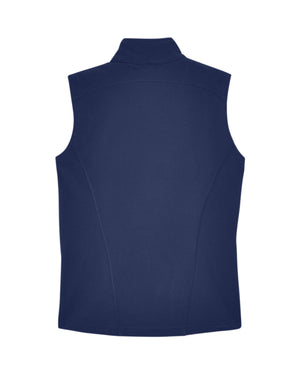 Core365 Ladies' Cruise Two-Layer Fleece Bonded Soft Shell Vest - Back