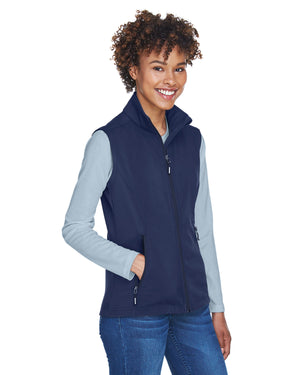 Core365 Ladies' Cruise Two-Layer Fleece Bonded Soft Shell Vest
