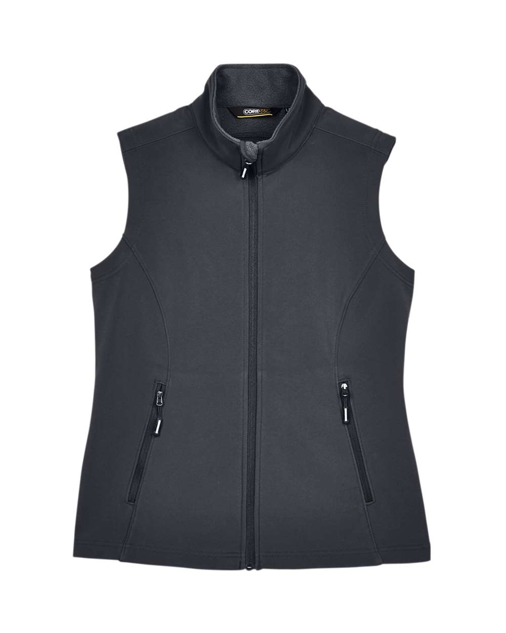 CORE365 Ladies' Cruise Two-Layer Fleece Bonded Soft Shell Vest - Carbon