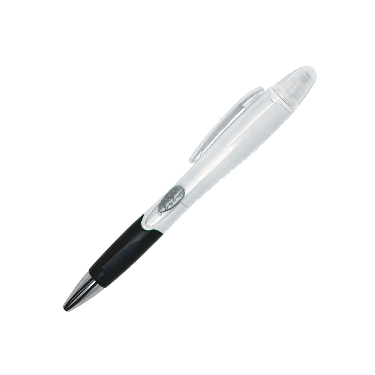 Cougar Slide-Action Promotional Pen - White