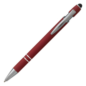 Shelby Soft Grip Pen - Red