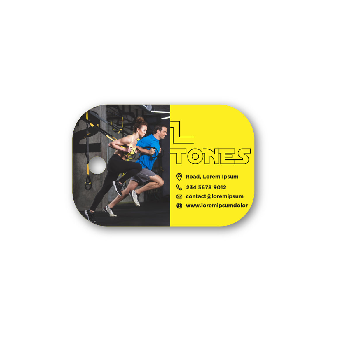 Poly Laminate Key Tag - Small Rectangle