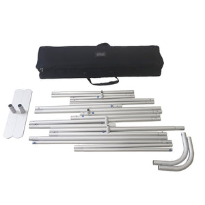 10'W x 8'H EuroFit Straight Wall Display Kit, with Full Color Graphics Double Sided