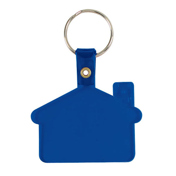 House Flexy Key Tag - Blue