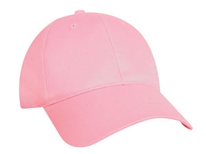 Structured Midweight 100% Cotton Sports Cap - Pink