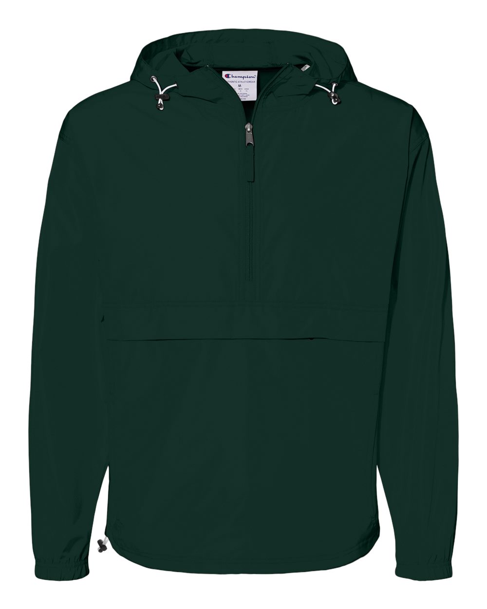 Champion Adult Packable Anorak Quarter-Zip Jacket - Dark Green