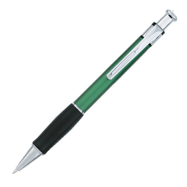 Charger Plastic Click-Action Promotional Pen - Green