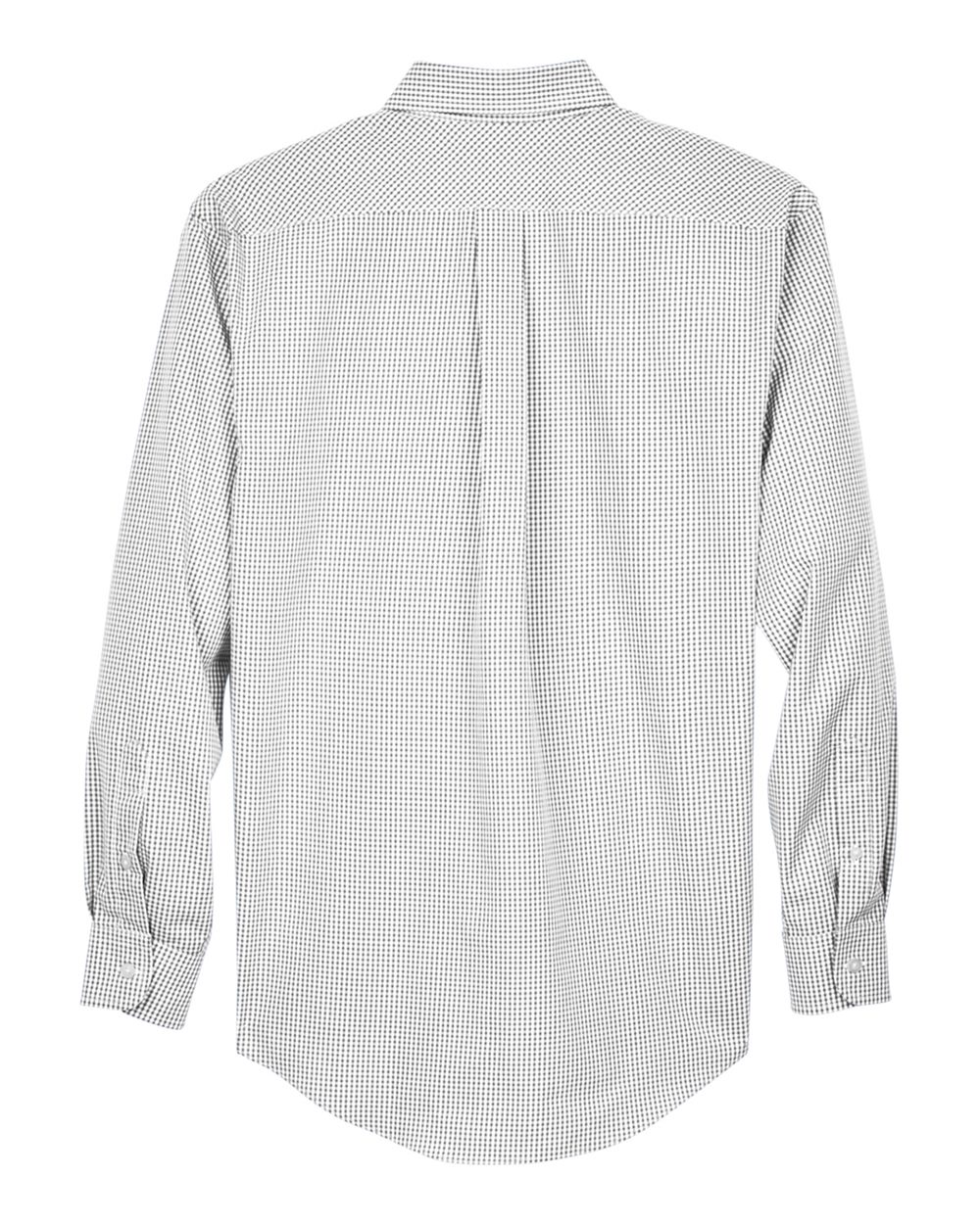 Devon & Jones Men's Crown Collection® Gingham Check Woven Dress Shirt