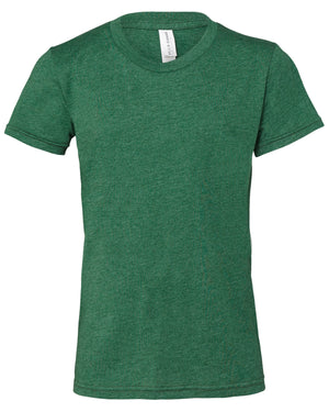 Youth CVC Jersey T-Shirt - Hthr Grass Green