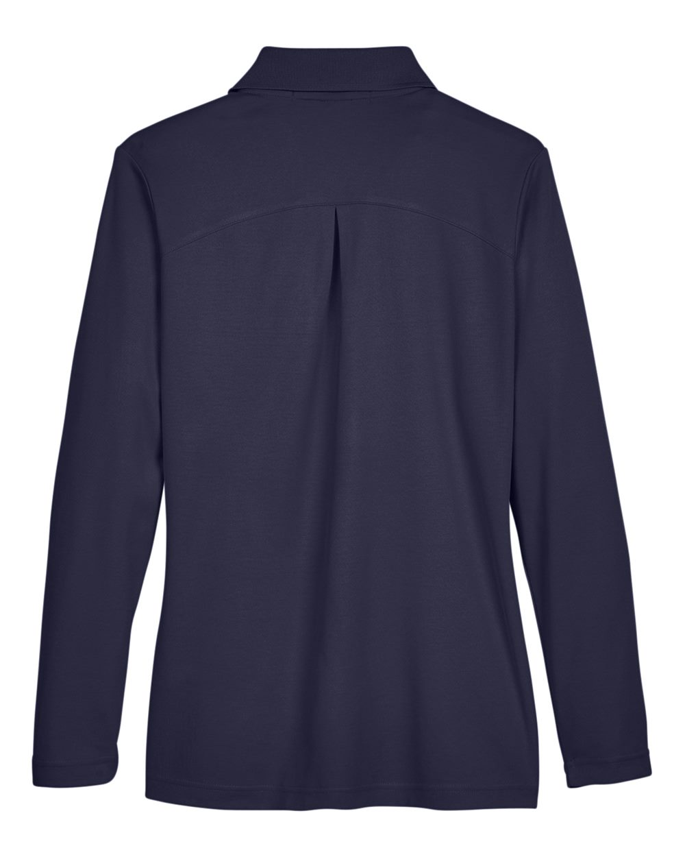 Devon & Jones CrownLux Performance® Ladies' Plaited Long Sleeve Polo