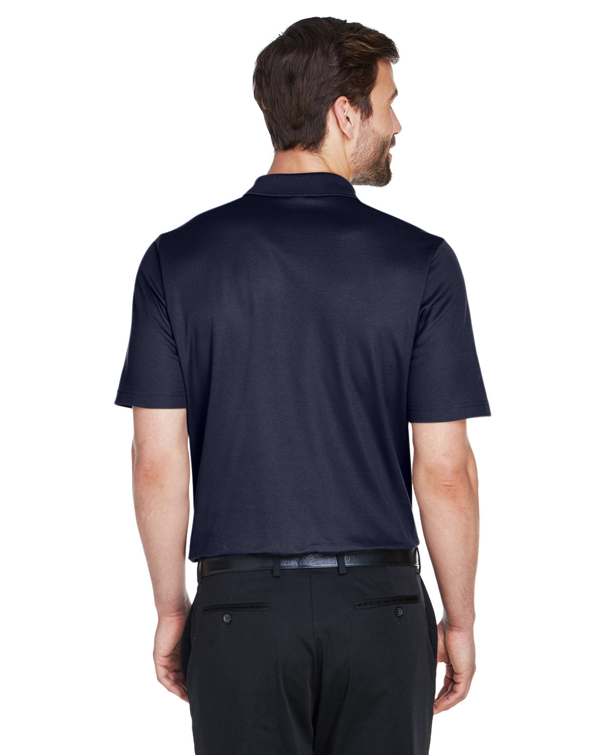 Devon & Jones CrownLux Performance® Tall Plaited Polo - Back