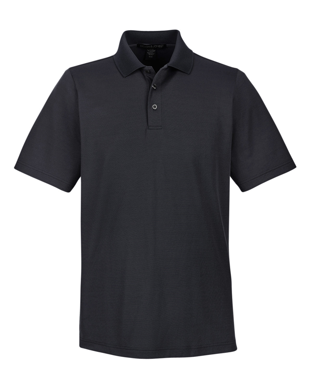 Devon & Jones CrownLux Performance® Tall Plaited Polo - Black