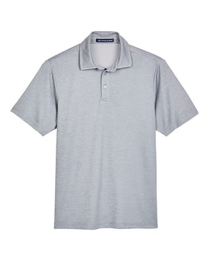 Devon & Jones CrownLux Performance® Men's Address Melange Polo - Grey Melange
