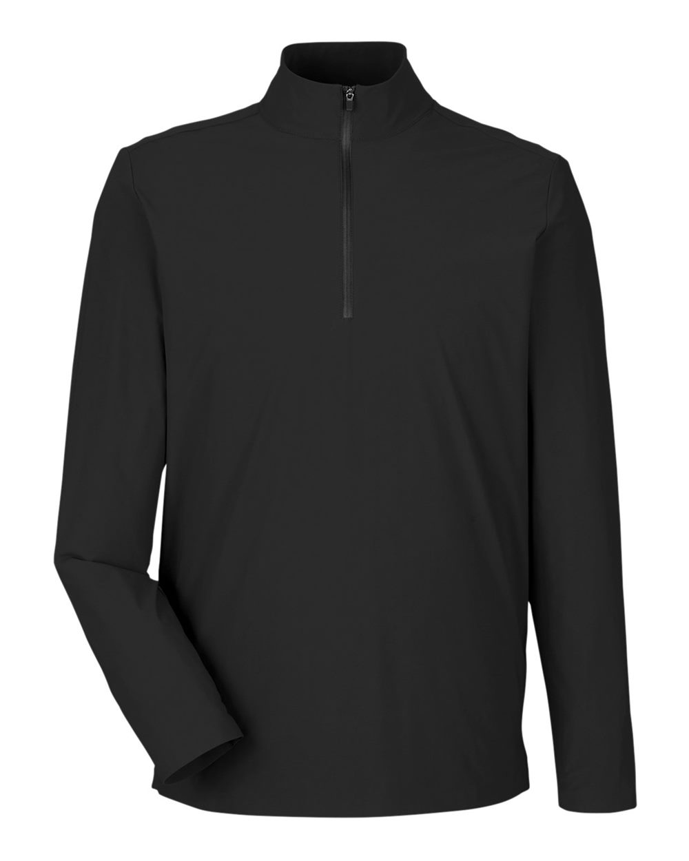Devon & Jones CrownLux Performance® Men's Windsor Welded Quarter-Zip - Black
