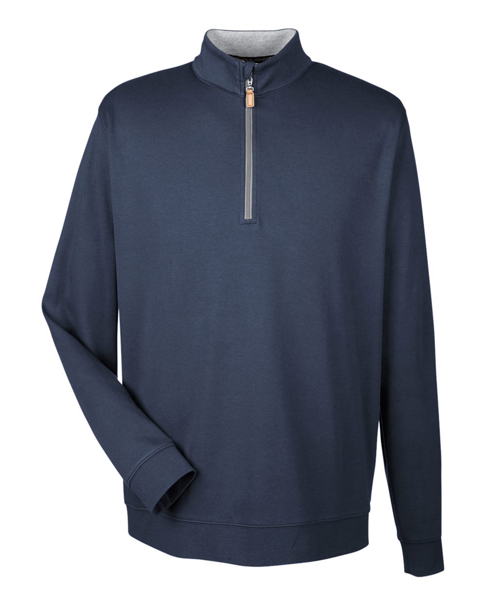 Devon & Jones Men's DRYTEC20™ Performance Quarter-Zip - Navy/ Grey Heather/ Graphite