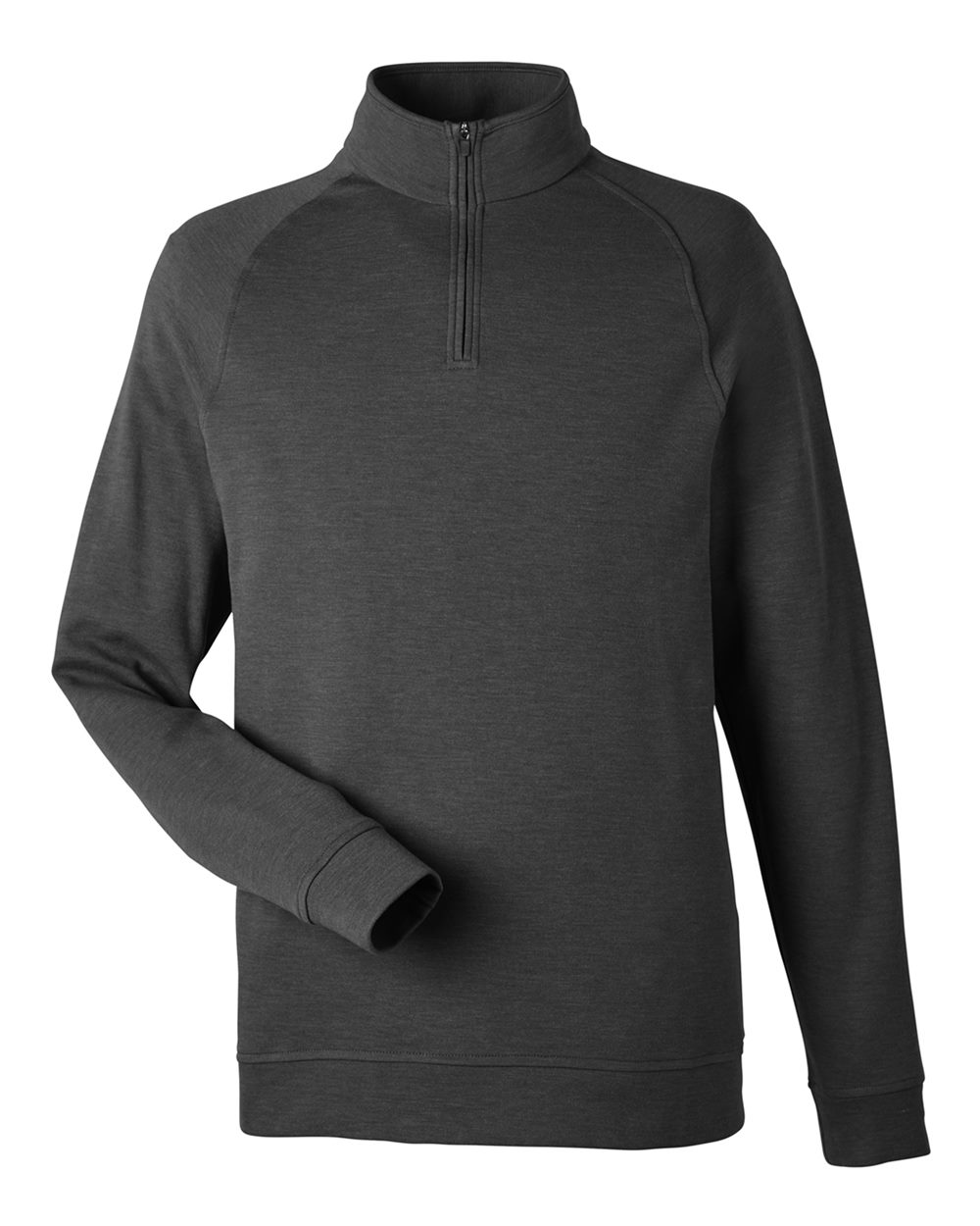 Devon & Jones New Classics® Men's Charleston Quarter-Zip - Black Melange
