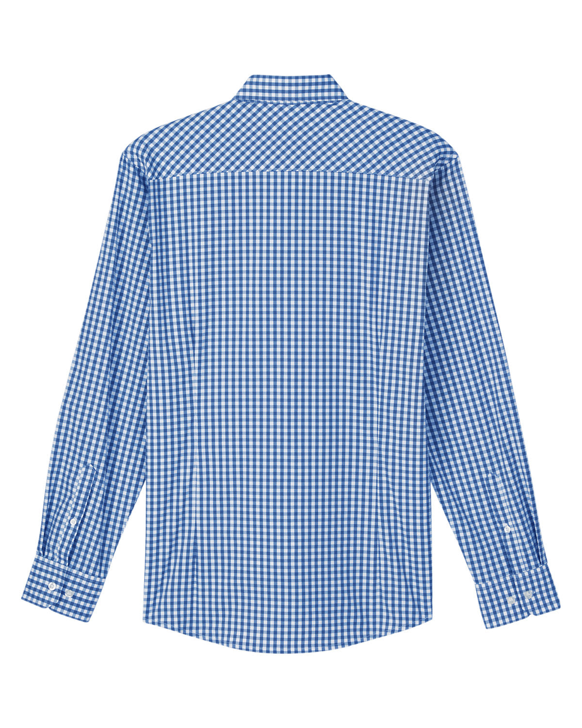 Devon & Jones CrownLux Performance® Men's Gingham Shirt - Back