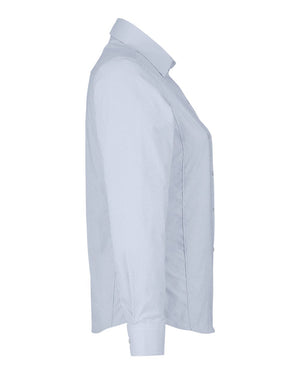 Devon & Jones CrownLux Performance® Ladies' Microstripe Shirt