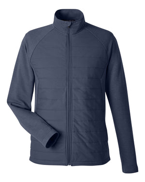 Devon & Jones New Classics® Men's Charleston Hybrid Jacket - Navy Melange/ Navy