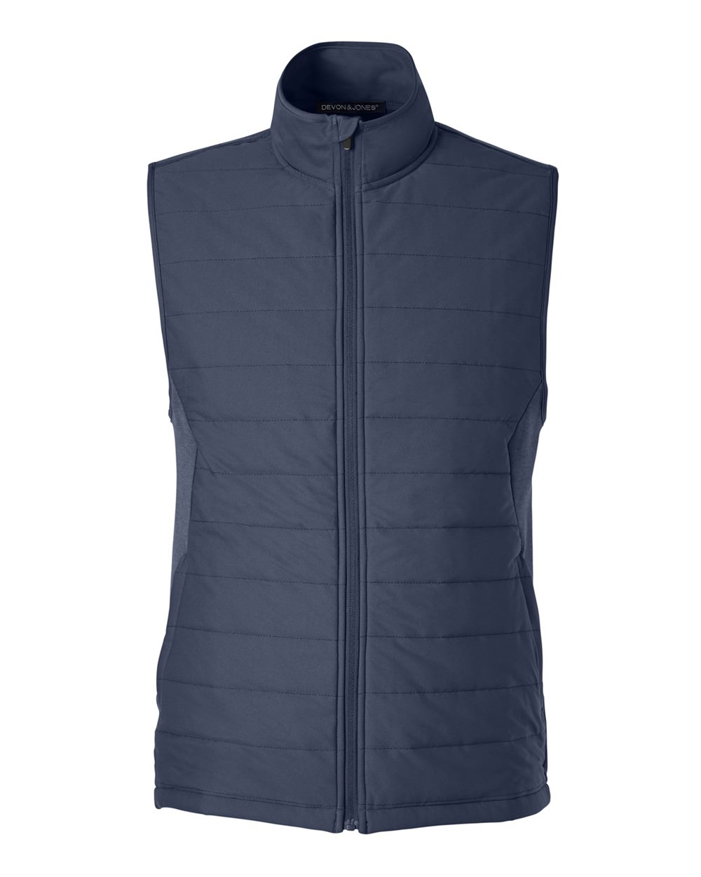 Devon & Jones New Classics® Men's Charleston Hybrid Vest - Navy Melange/ Navy