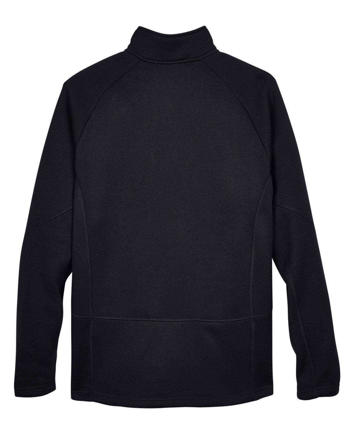 Devon & Jones Adult Bristol Sweater Fleece Quarter-Zip - Back