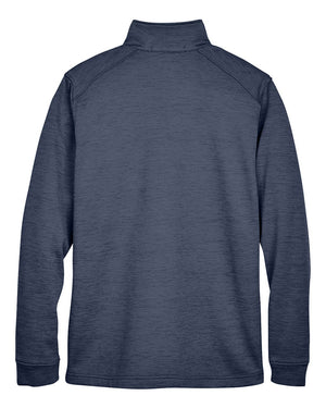 Devon & Jones Men's Newbury Mélange Fleece Quarter-Zip