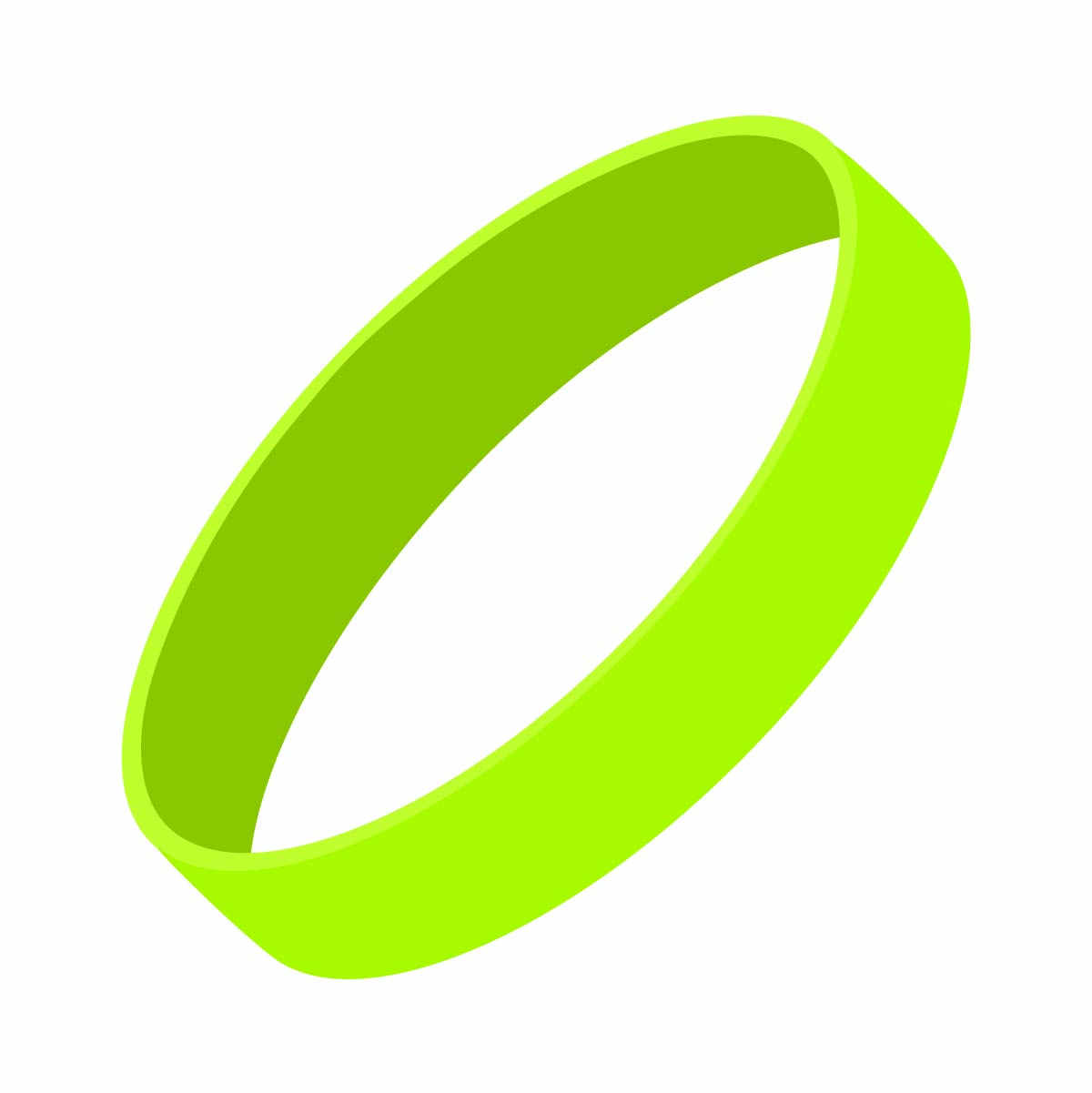 Silicone Wrist Bands - Debossed with Colour