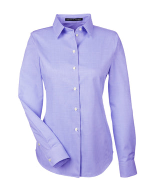 Ladies' Crown Collection® Royal Dobby Woven Shirt - Grape
