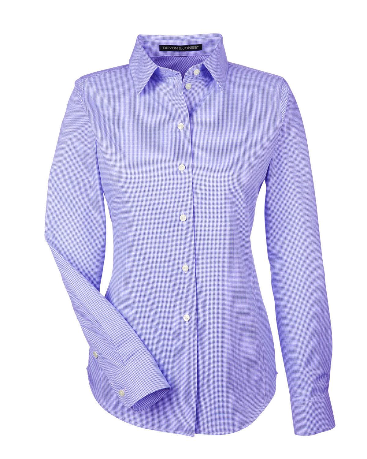 Ladies' Crown Collection® Royal Dobby Woven Shirt - Grape
