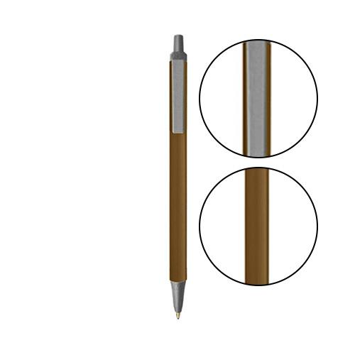 Metallic Brown BIC® Clic Stic® Pen - Metallic Brown With Silver
