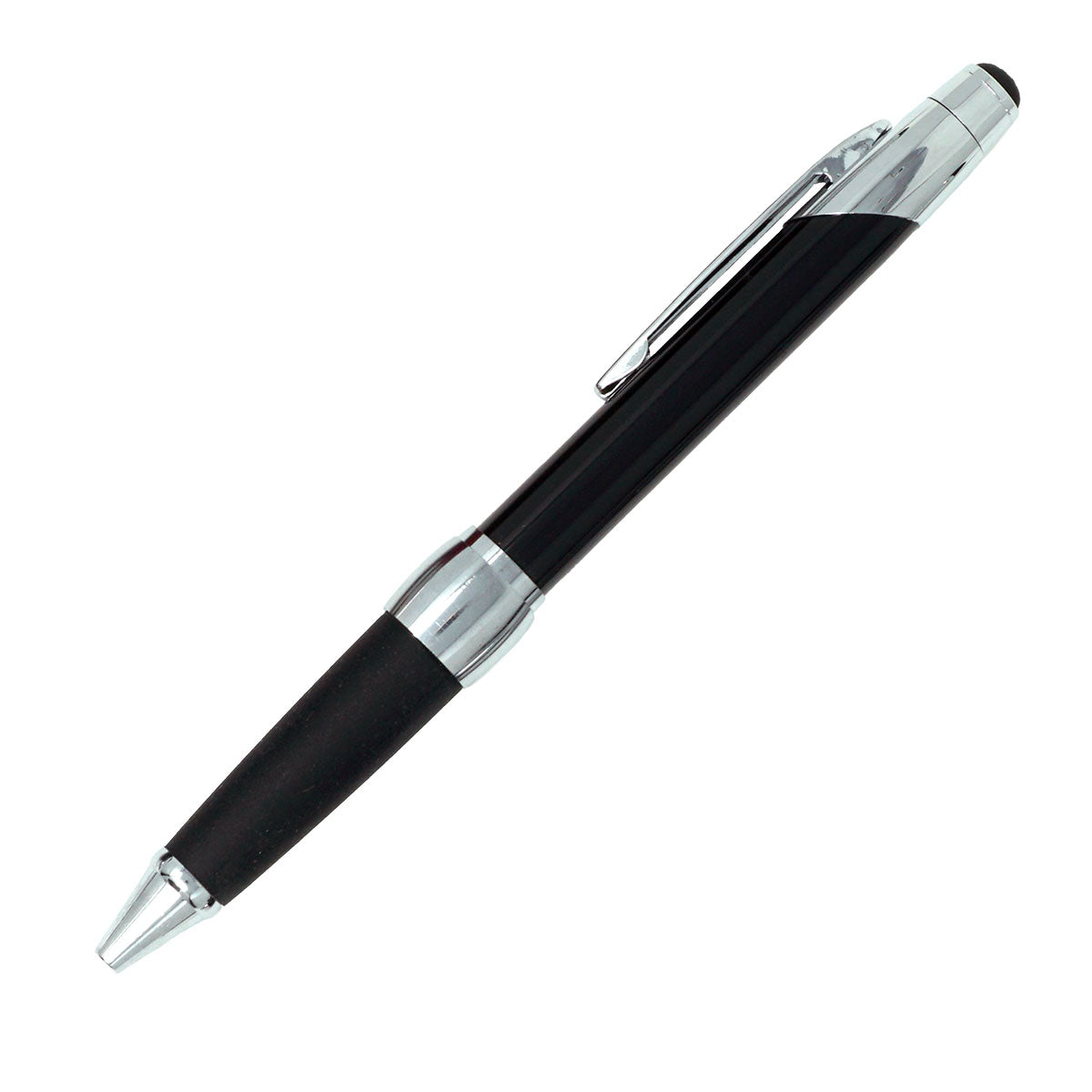 Enclave Metal Twist Action Pen with Soft Stylus - Black