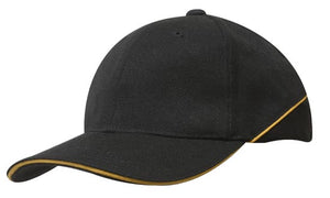 Premium American Twill Cap with Sandwich - Custom Embroidered -