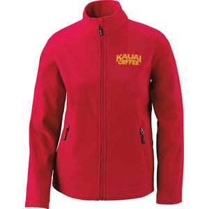 Core365 Ladies' Cruise Two-Layer Fleece Bonded Soft Shell Jacket - Classic Red