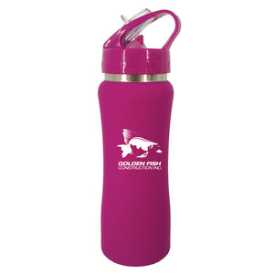 Clear Spout Water Bottle - CMSS069 - Fuschia