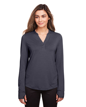 Ladies' Jaq Snap-Up Stretch Performance Pullover - Carbon