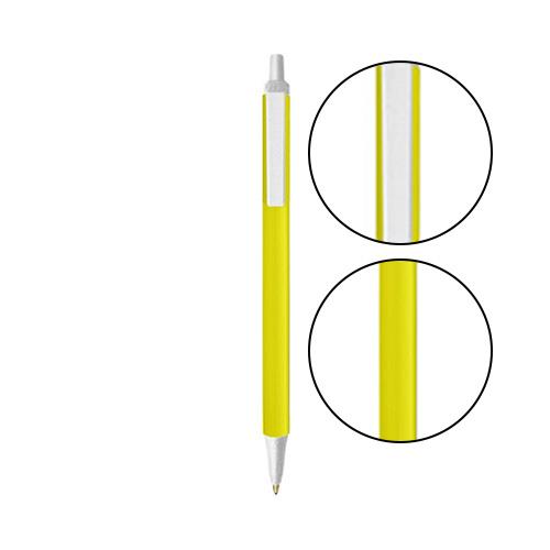 Yellow BIC® Clic Stic® Pen - Yellow With Clear
