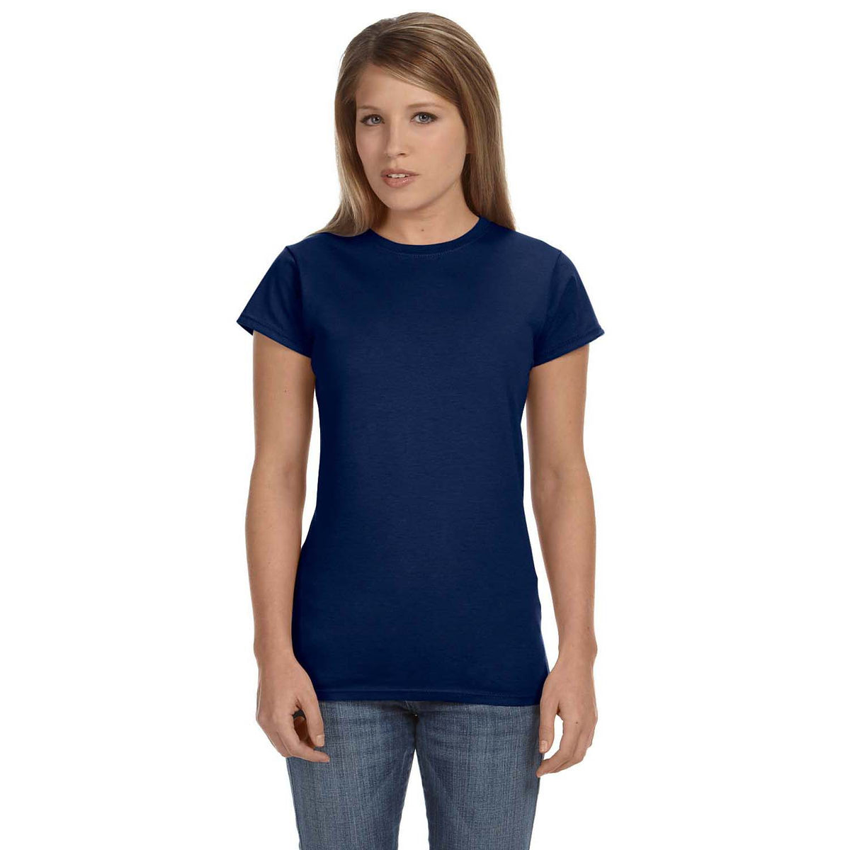 Gildan Ladies' Softstyle® 4.5 oz Fitted T-Shirt - Navy