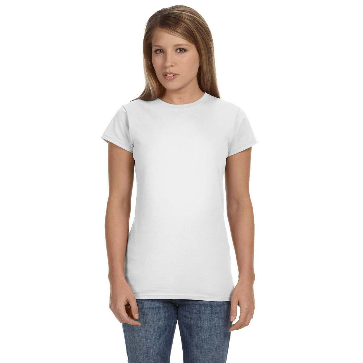Gildan Ladies' Softstyle® 4.5 oz Fitted T-Shirt - White